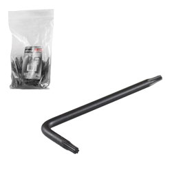 LLAVE HEX, L PUNTAS TORX CORTA CrV  T7  (PRECIO X PZA - EMPAQUE C/50 PZAS)