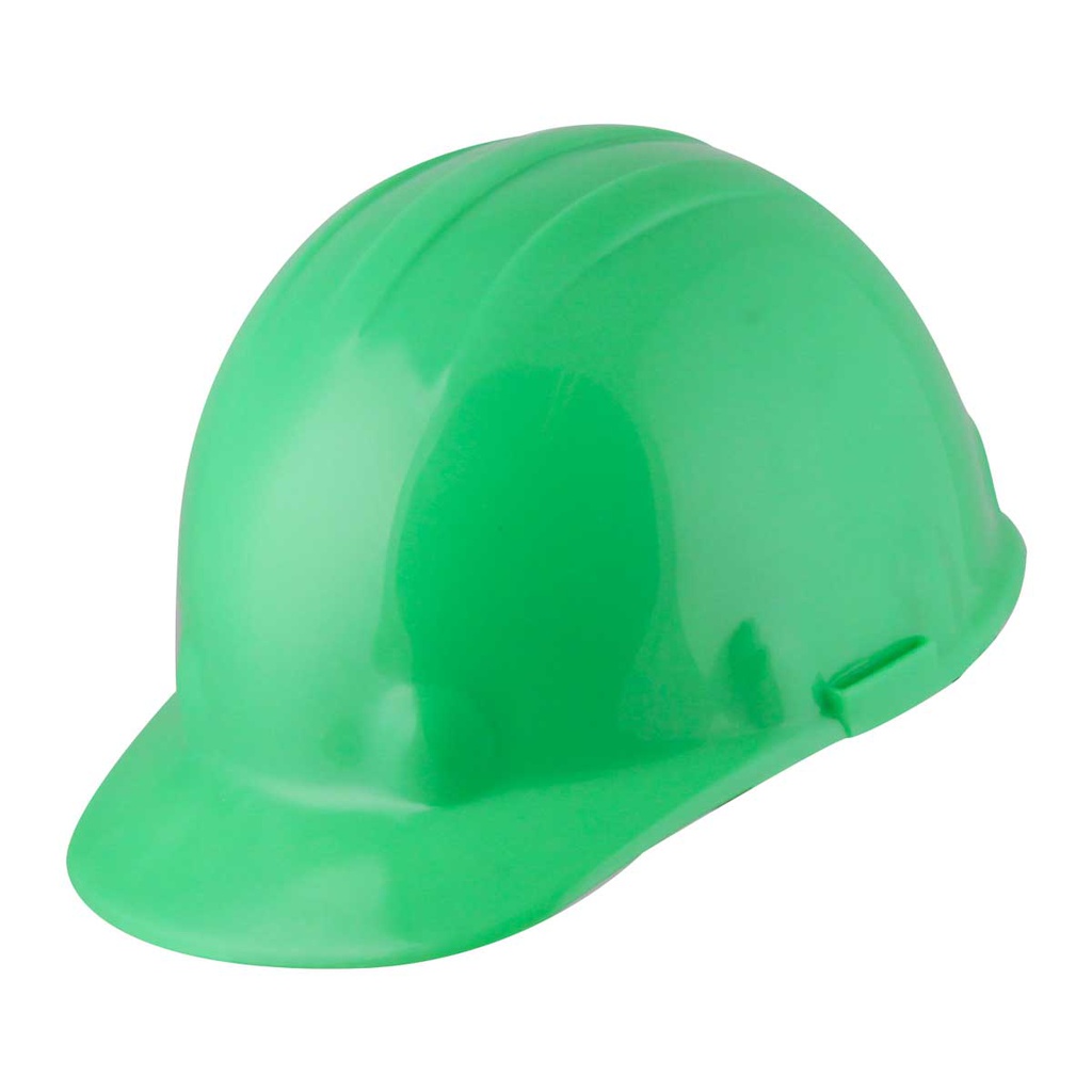 CASCO DE SEGURIDAD TIPO CACHUCHA C/MATRACA VERDE