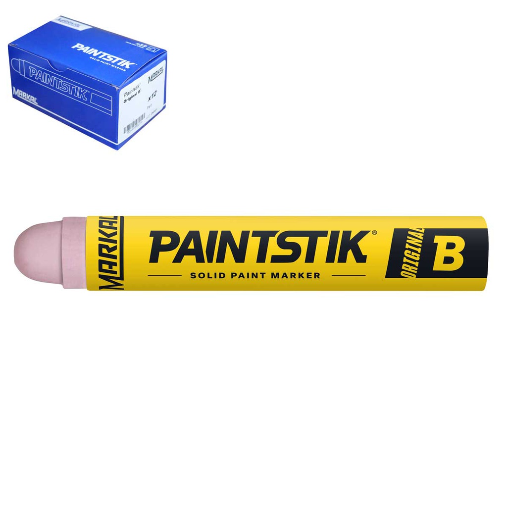 MARCADOR B PAINTSTIK ROSA (CAJA C/12 - PRECIO X PZA)