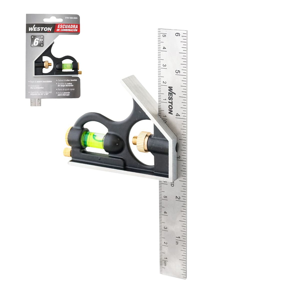 ESCUADRA DE COMBINACION 6"