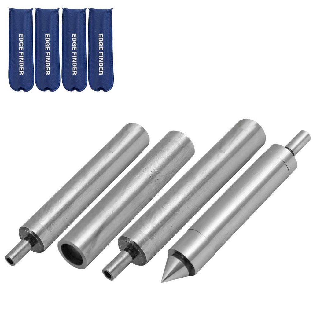 JUEGO DE 4 LOCALIZADORES D/ORILLAS 0.2", 0.5", C/PUNTA X 1/2" Y 0.2" X 3/8"