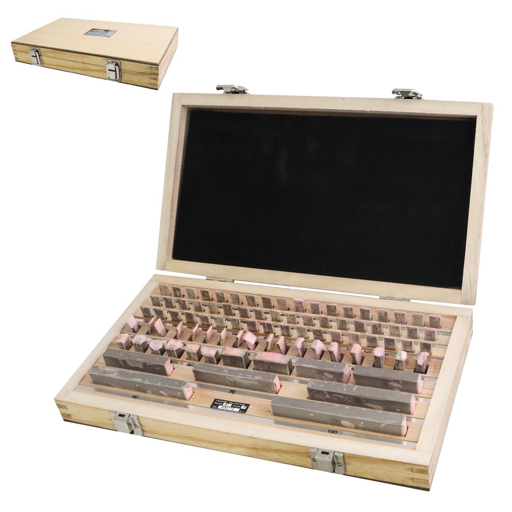 BLOQUES PATRON RECTANGULARES D/CALIBRACION GRADO 2 JGO 87 PIEZAS