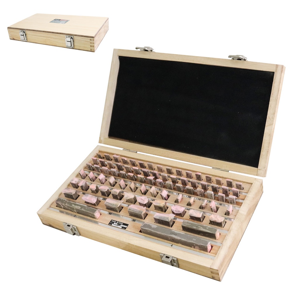 BLOQUES PATRON RECTANGULARES D/CALIBRACION GRADO B JGO 81 PIEZAS