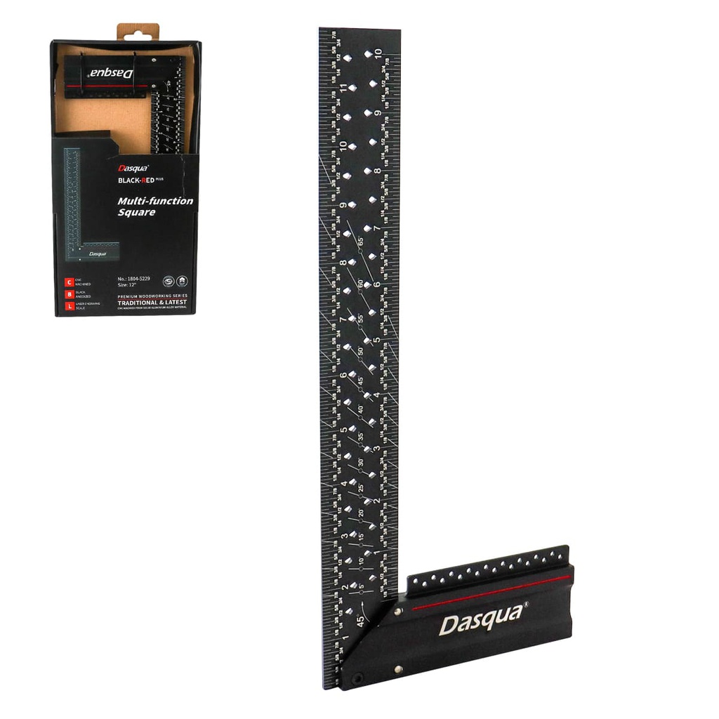 ESCUADRA MULTIFUNCION DE ALUMINIO 12"