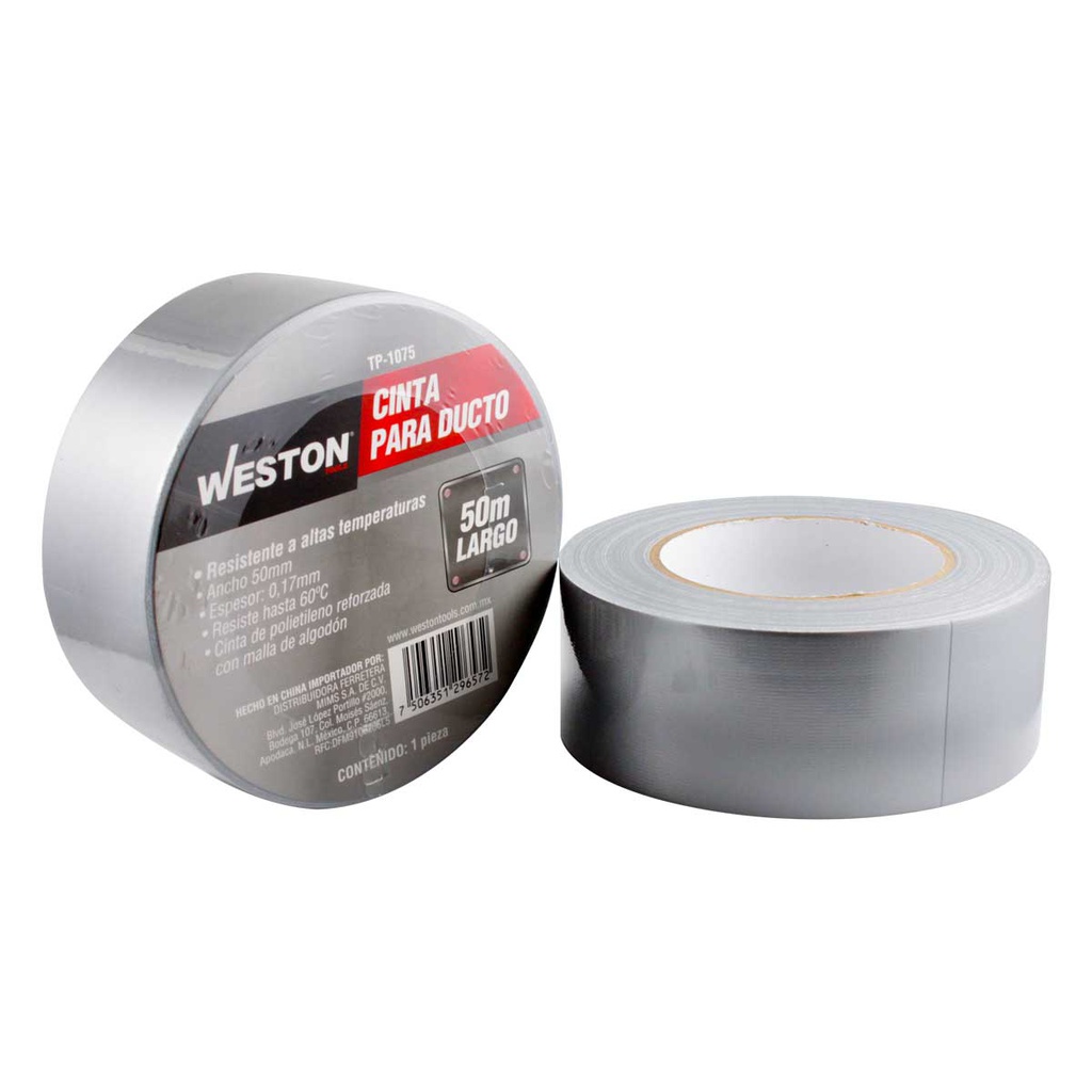 CINTA PARA DUCTO 50mm X 50M     