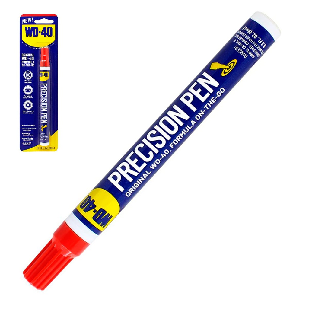 WD-40 PLUMA DE PRECISION LUBRICANTE MULTIUSOS (CAJA C/12 PZAS - PRECIO X PIEZA)