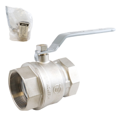 VALVULA DE ESFERA NIQUELADA ROSCABLE WOG 400 2-1/2" (CAJA C/2 PZAS - PRECIO X PIEZA)