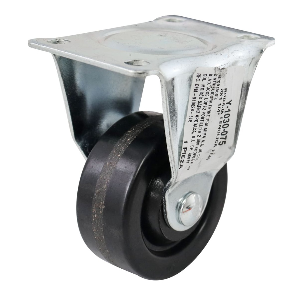 RODAJA FENOLICA FIJA 3X1-1/4"