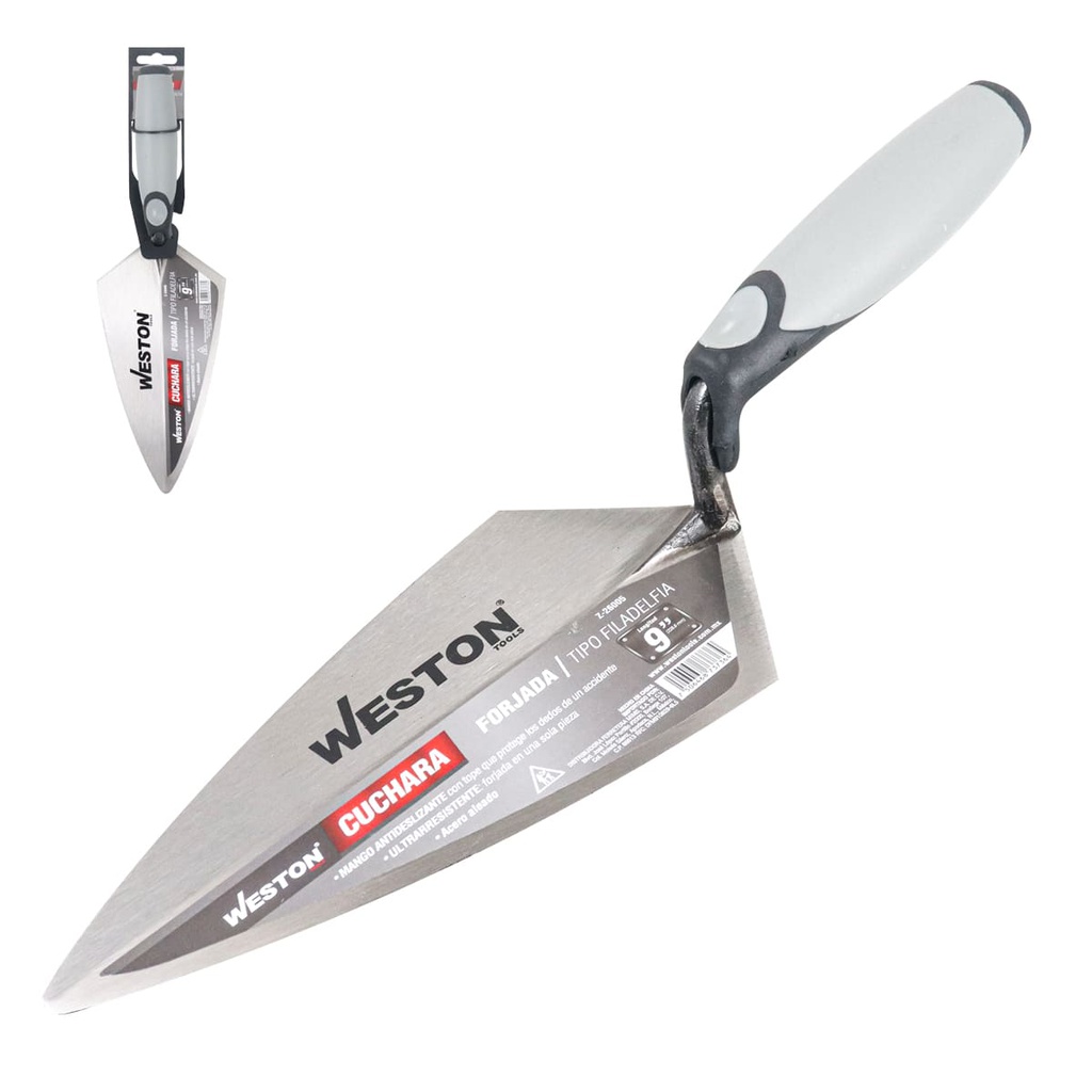 CUCHARA FORJADA TIPO FILADELFIA 9" MANGO TPR