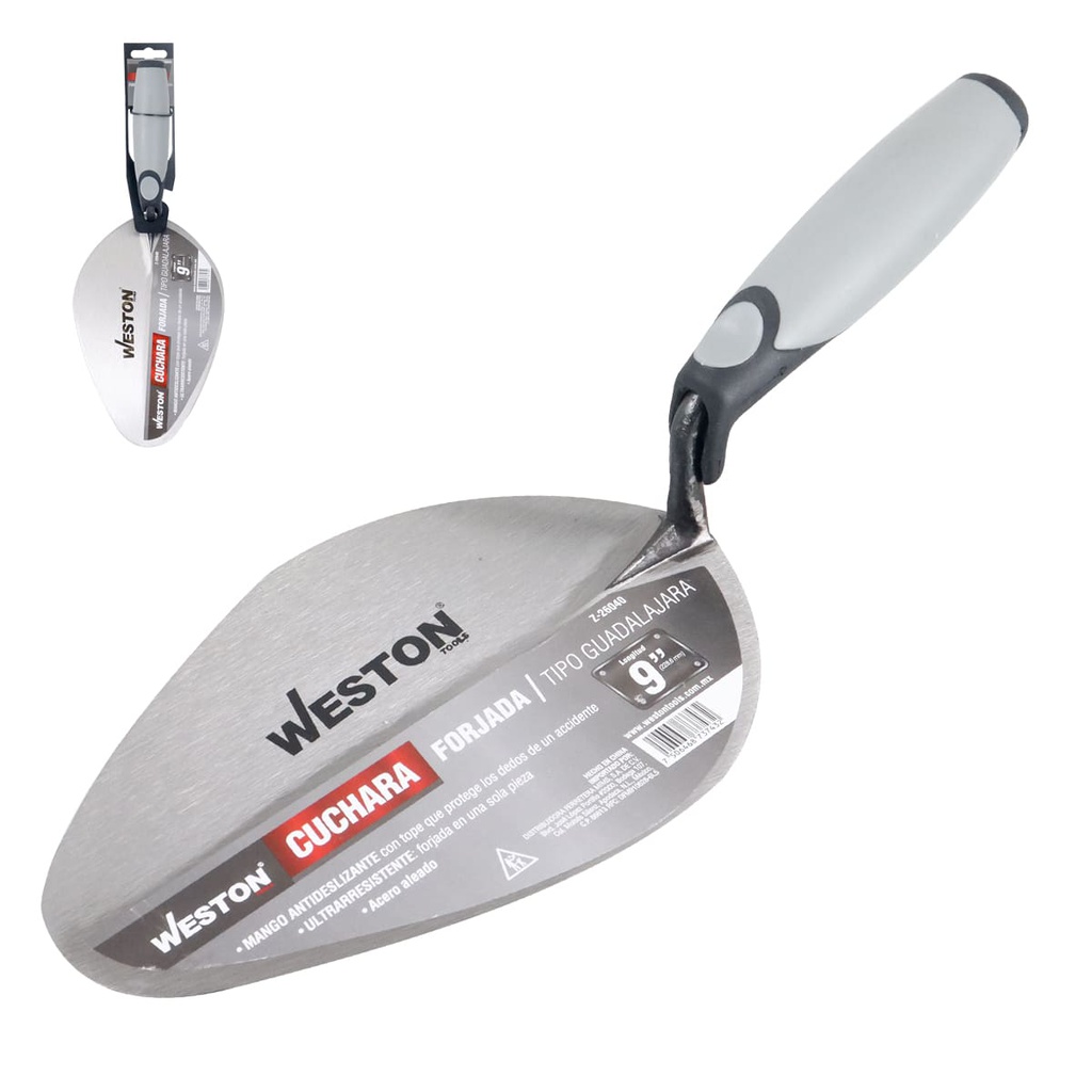 CUCHARA FORJADA TIPO GUADALAJARA 9" MANGO TPR