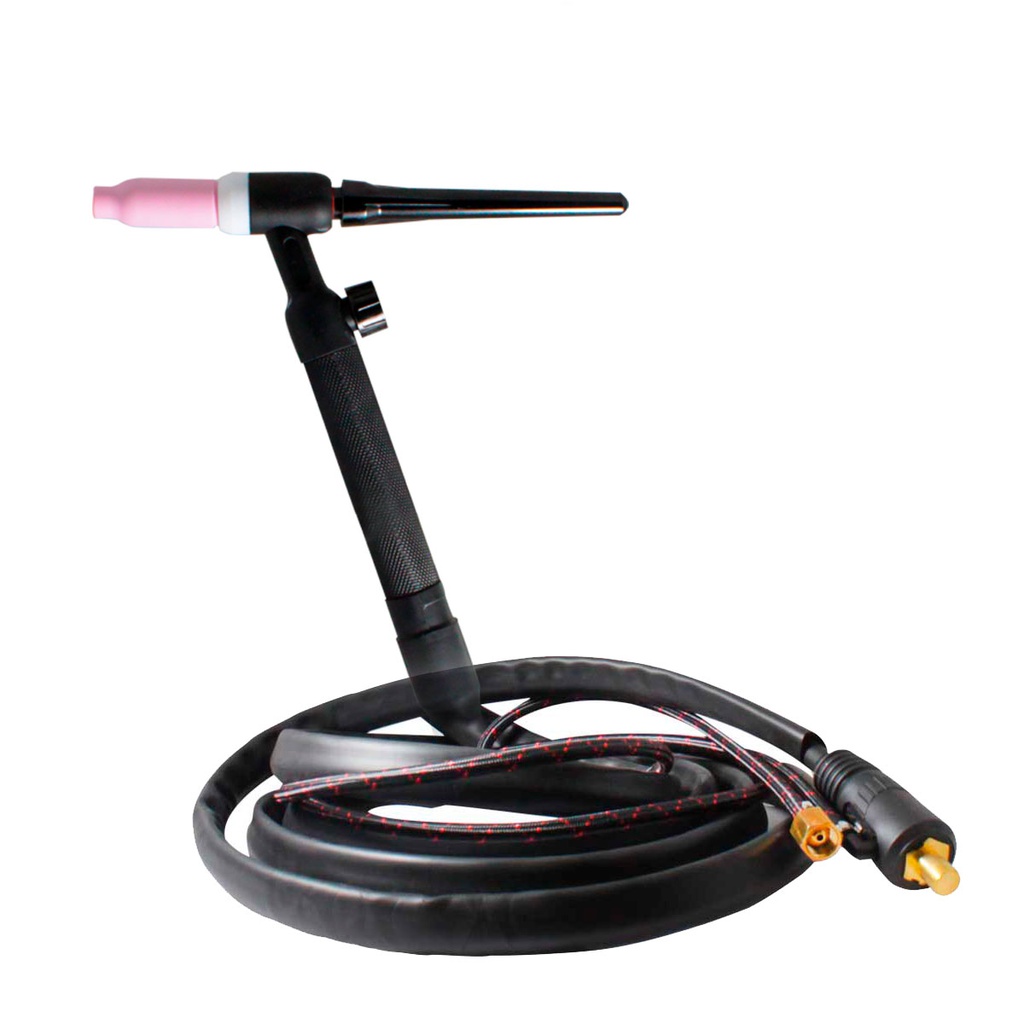 ANTORCHA TIG S17 C/VALVULA 12FT, RIGIDA, BORNE DE 1/2'' WP-17V