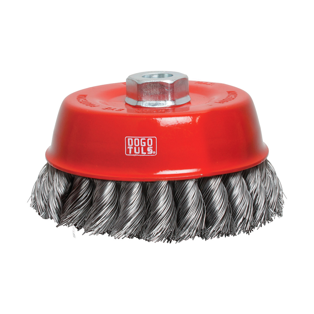 CARDA DE COPA 5" TRENZADO ENT 5/8"-11NC