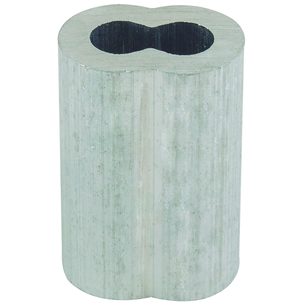 CASQUILLO ALUMINIO DOBLE 1/4"