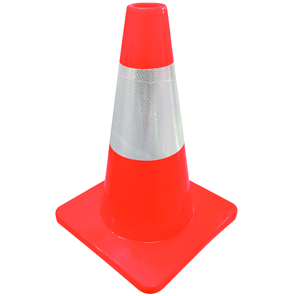 CONO PARA TRAFICO PVC 45CM UN REFLEJANTE