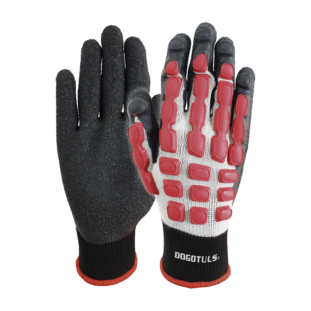 GUANTE ANTI IMPACTO CON LATEX NEGRO