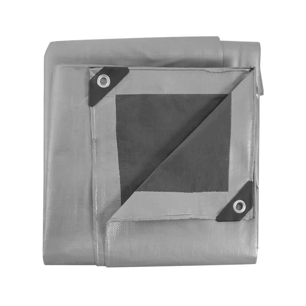 LONA POLIETILENO GRIS 12 X 16' REFORZADA