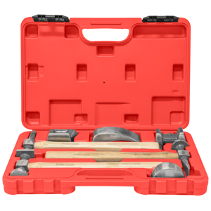 MARTILLOS Y ENTIBADORES HOJALATERO 7PZAS