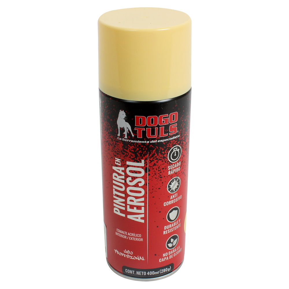 PINTURA AEROSOL BRILLANTE CREMA