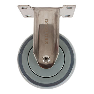 RODAJA ACERO INOX TPR FIJA 4"