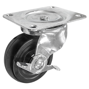 RODAJA HULE NEGRO GIRA FRENO 4" BUJE