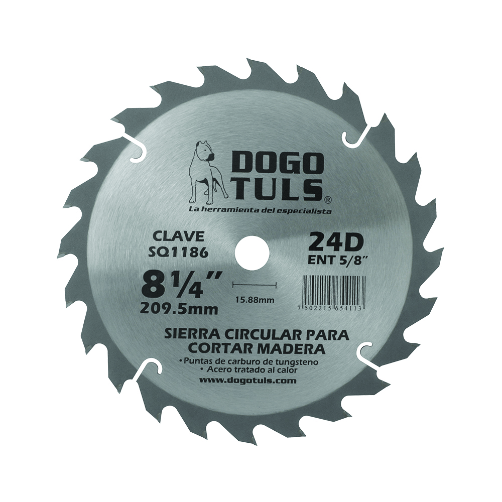 SIERRA CIRCULAR MADERA 8-1/4 24D ENT5/8"