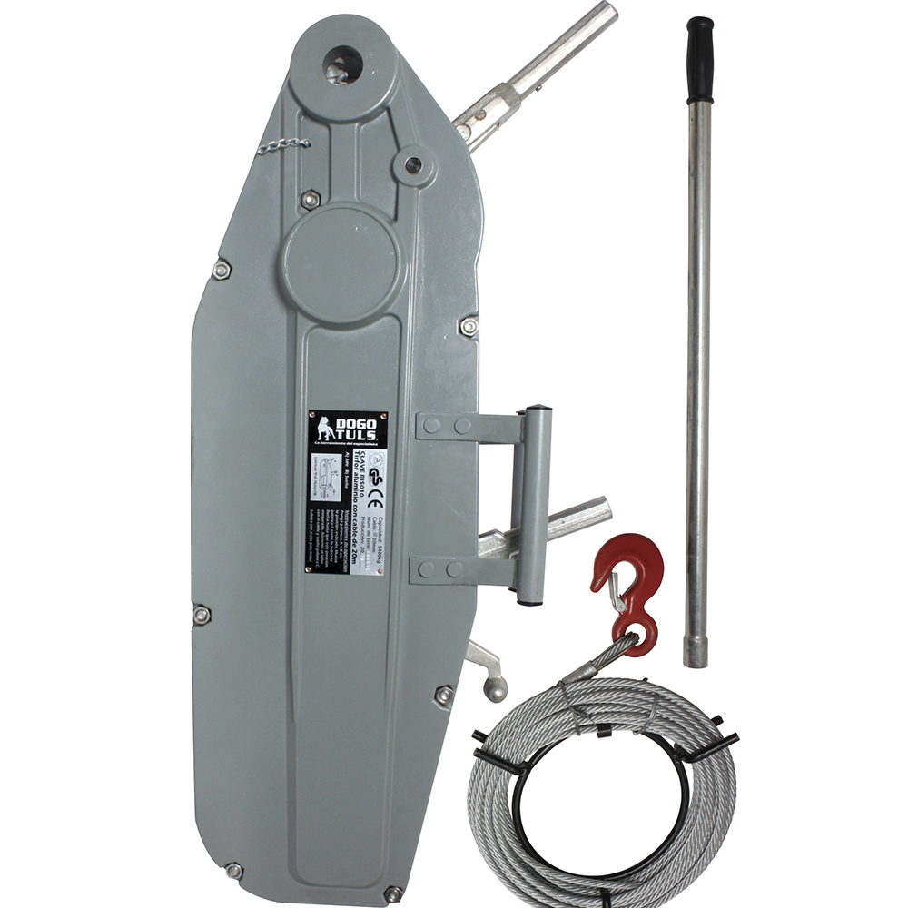 TIRFOR ALUMINIO CAP 800KG C/CABLE 20MT