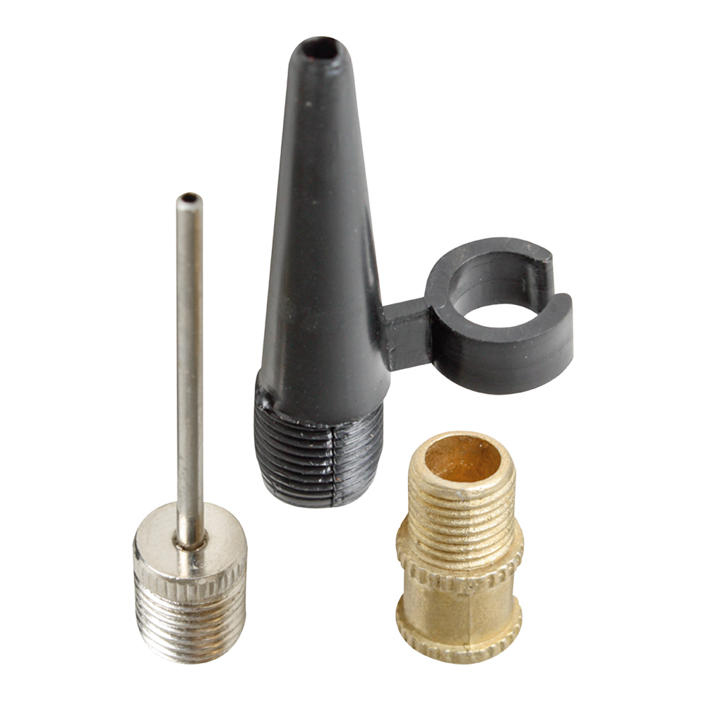 VALVULA INFLAR BALONES ADAPTADORES 3PZAS
