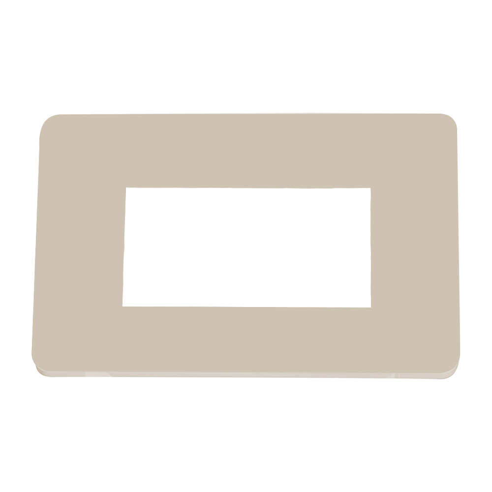 PLACA DE PLASTICO MARFIL DE 24 MM