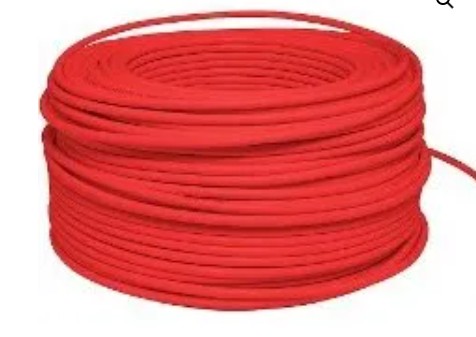 CABLE  DE 100 MTS   AUTOMOTRIZ FLEXIBLE  8 ROJO