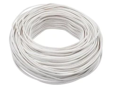 CABLE  DE 100 MTS   AUTOMOTRIZ FLEXIBLE  8 BLANCO