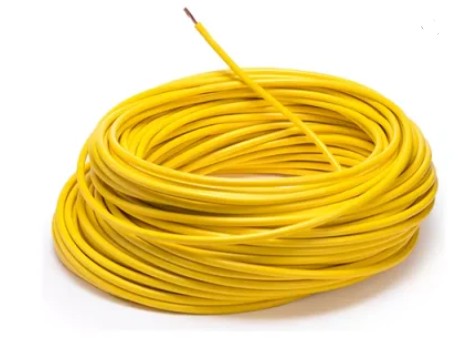 CABLE  DE 100 MTS   AUTOMOTRIZ FLEXIBLE  8 AMARILLO