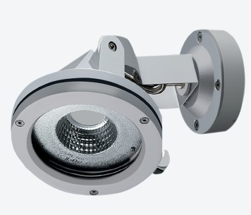 LUMINARIO CIRCULAR DE SOBREPONER A MURO LED DIRIGIBLE GRIS 15 W 220-240 V~ 60 Hz 4 200 K 7 750 lm