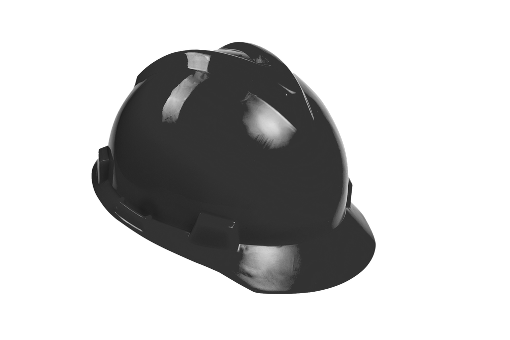 CASCO DE PROTECCION TERMOPLASTICA NEGRO 