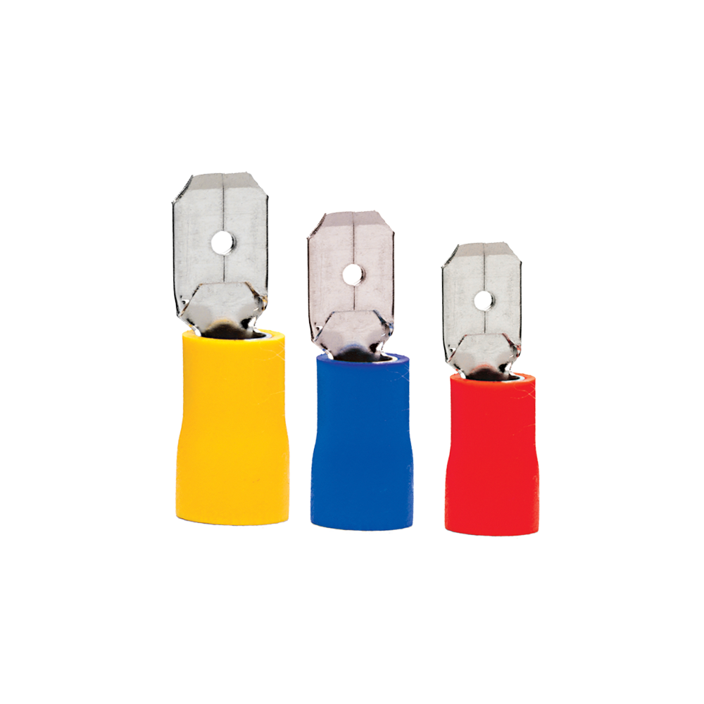 TERMINAL TIPO MACHO AISLADAS (PVC) .250 R