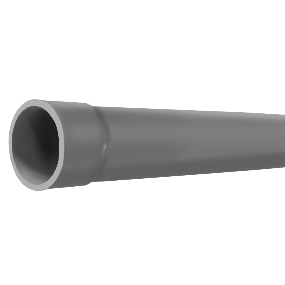 TUBERIA DE PVC CEDULA 40 76mm 3" GRIS
