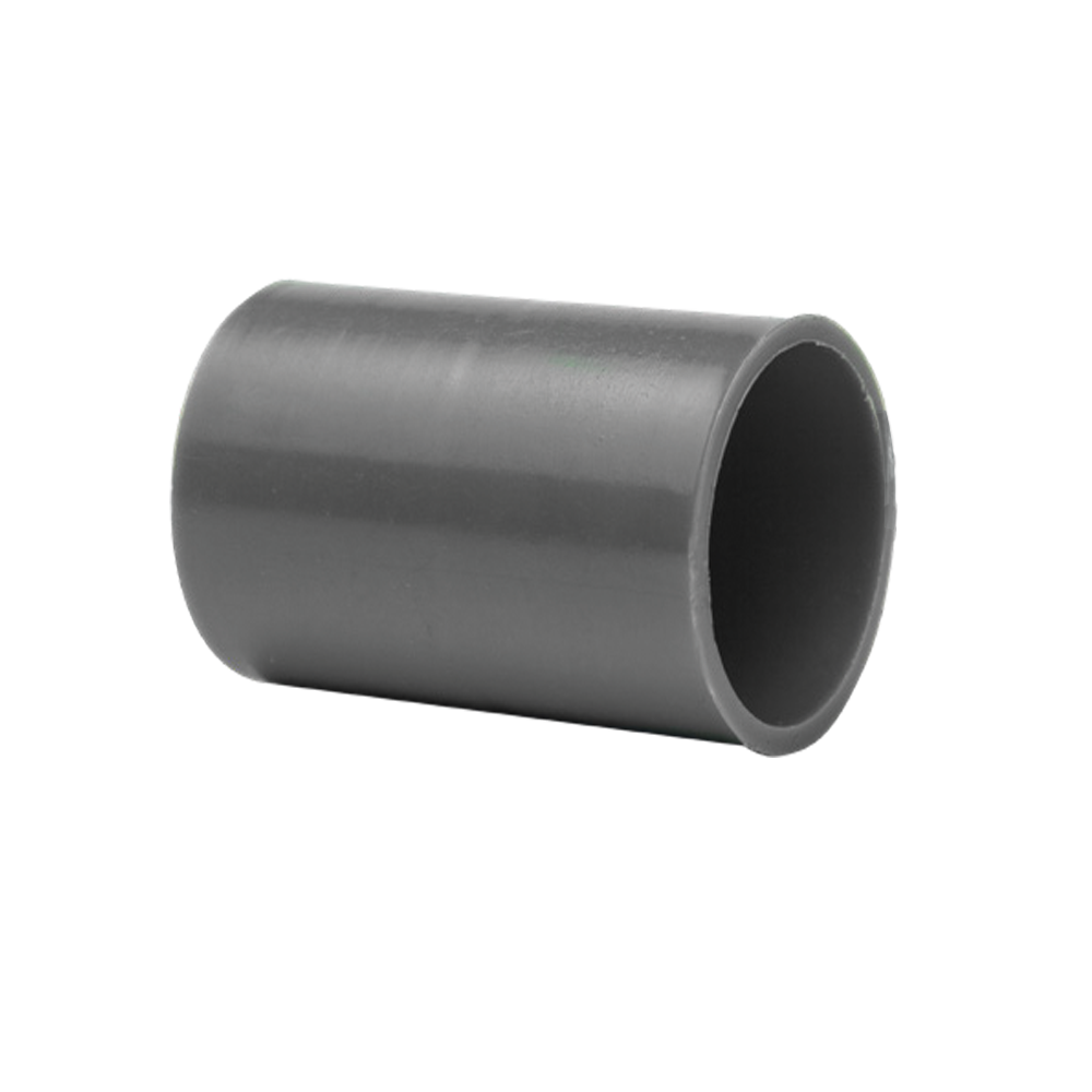 COPLE DE PVC CEDULA 40 32mm 1 1/4" GRIS