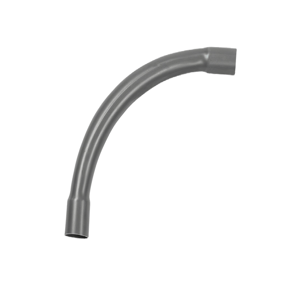 CODO DE PVC CEDULA 40 38mm 1 1/2" GRIS