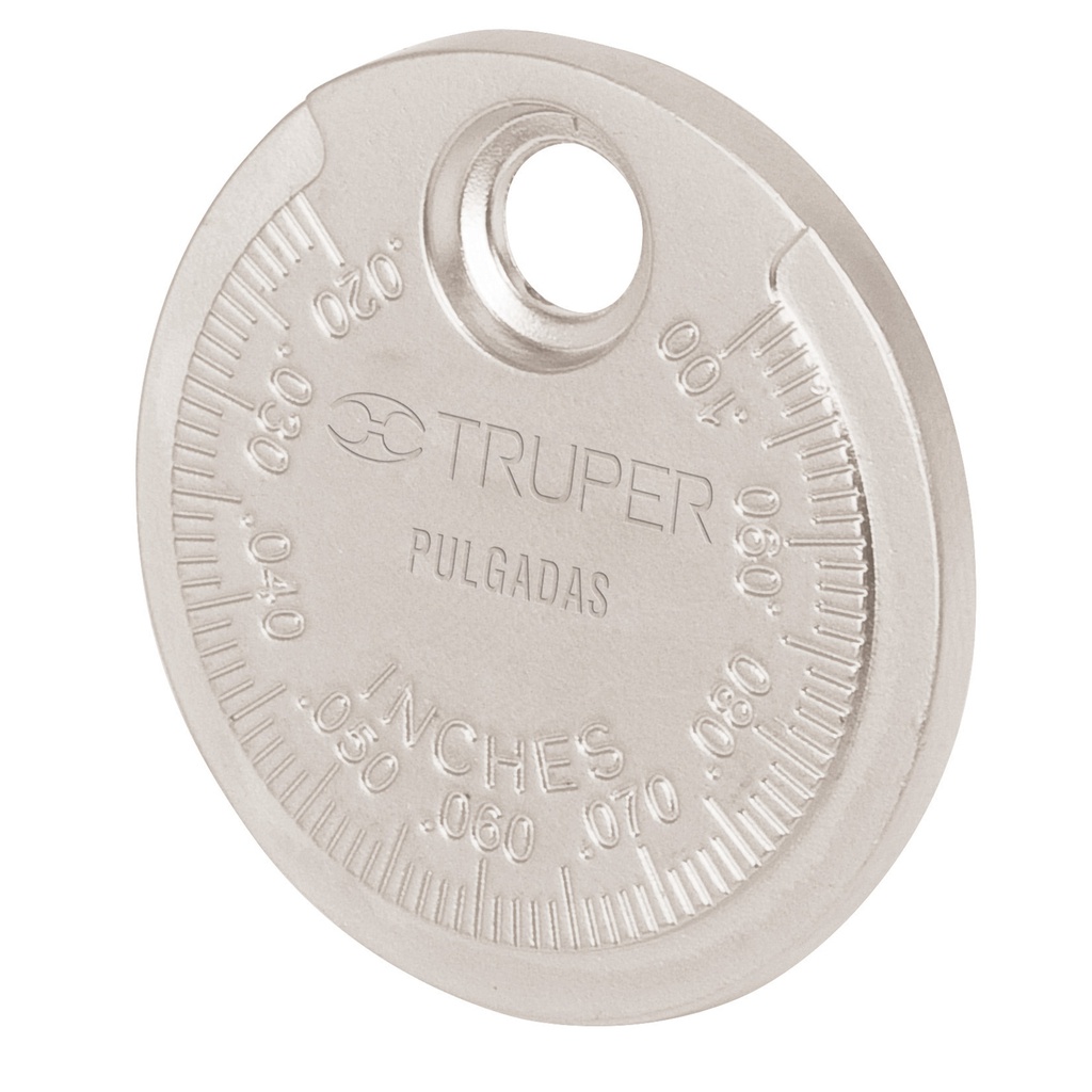 Calibrador redondo para bujias, Truper