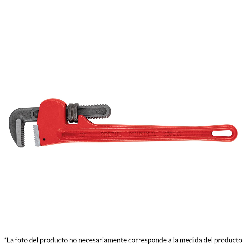 Llave stilson 12' cuerpo de hierro maleable, Pretul
