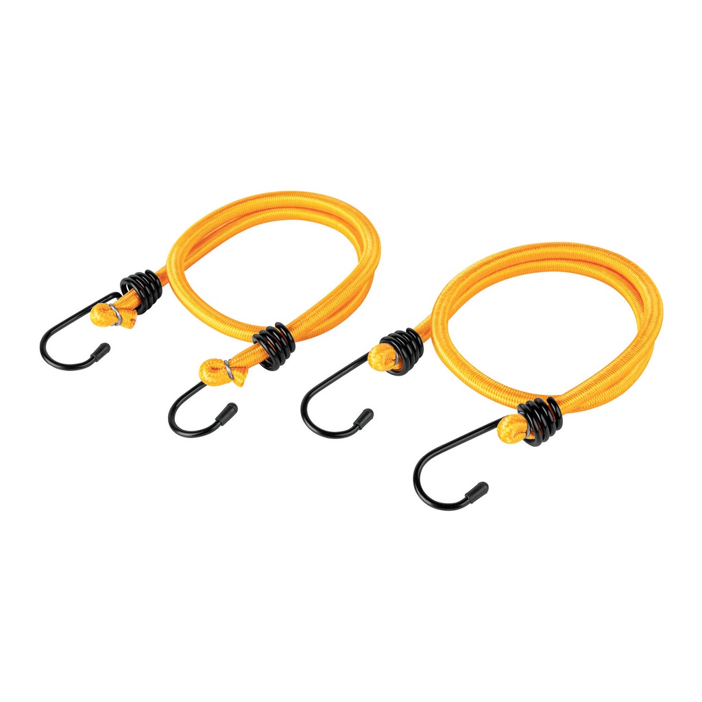 Bolsa con 2 tensores elasticos amarillos de 60 cm, Pretul