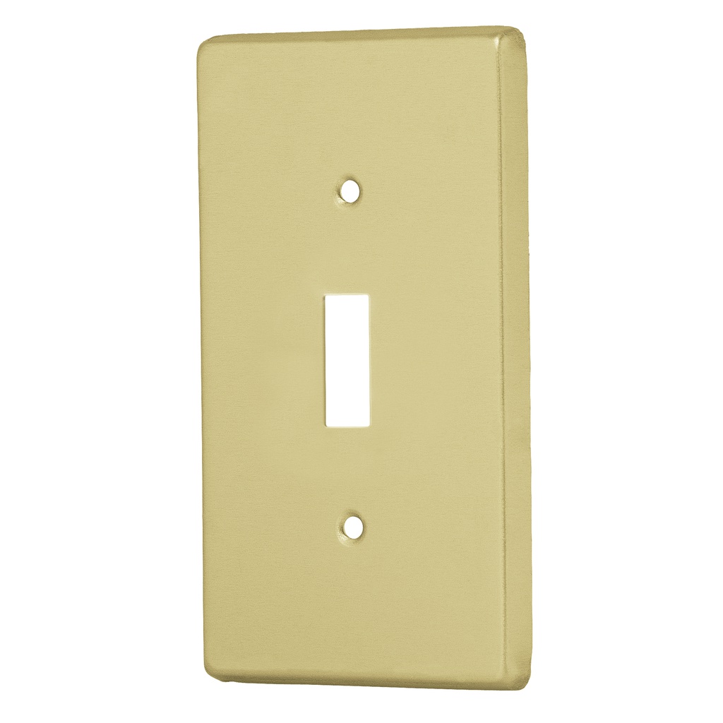 Placa para interruptor vertical, de aluminio, linea Standard