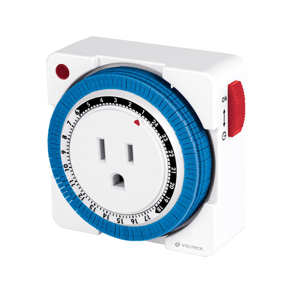 Mini Temporizador analogico 1 evento, intervalos de 15 min.