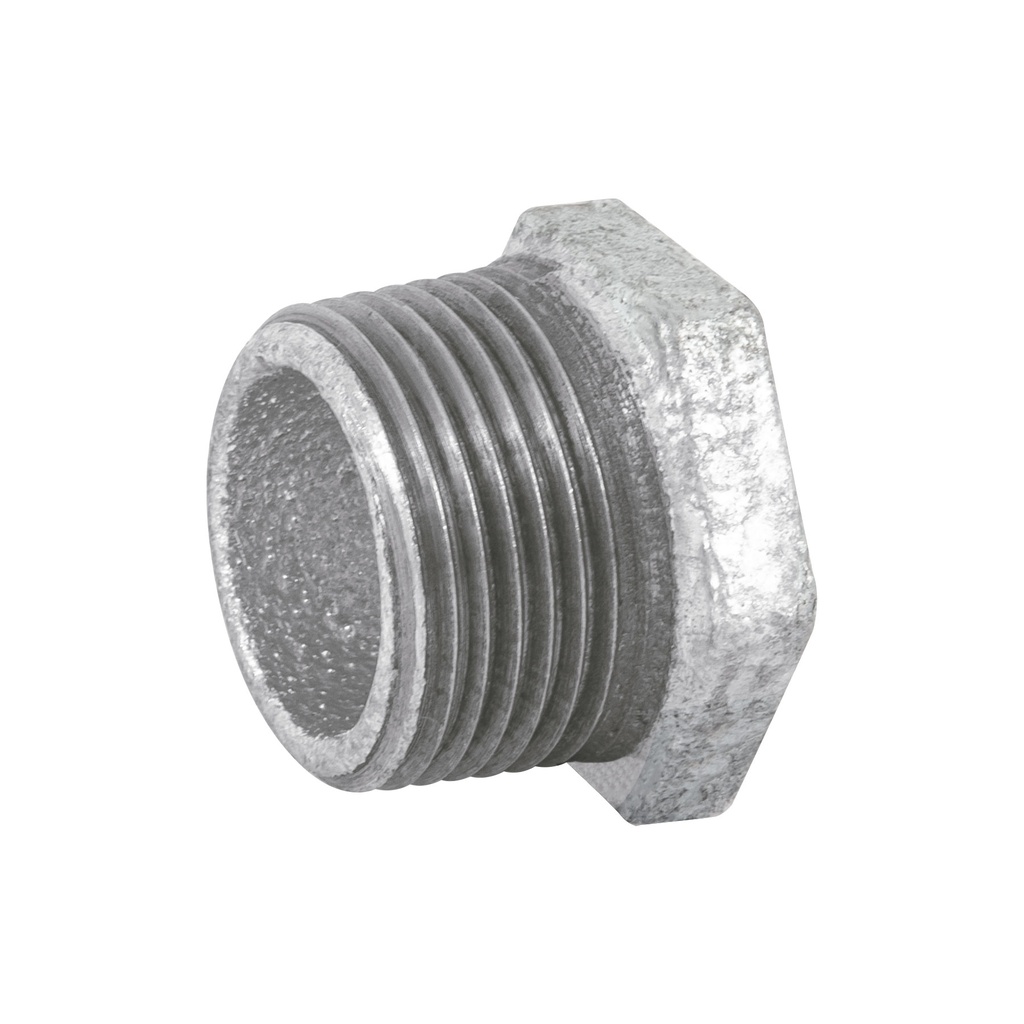 Reduccion bushing acero galvanizado 3/4 x 1/2', Foset