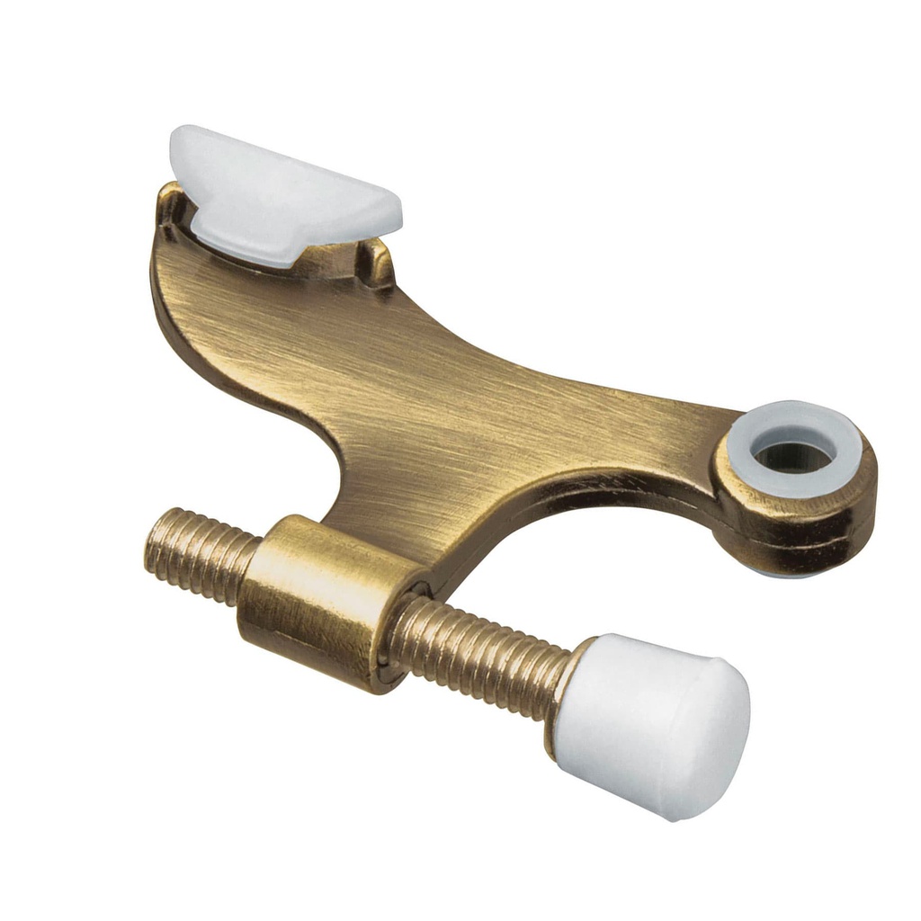 Tope de puerta para bisagra, acabado laton antiguo, Hermex