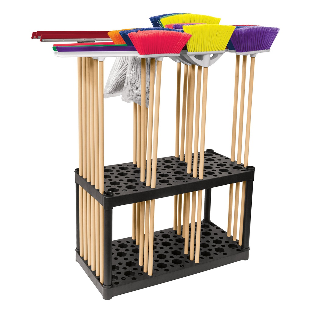 Rack de plastico para escobas, Truper