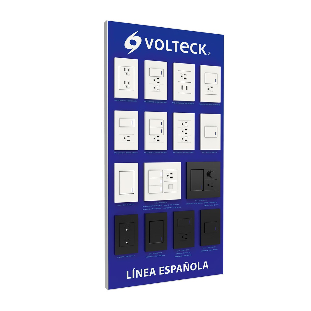 Exhibidor de Linea Española, Volteck