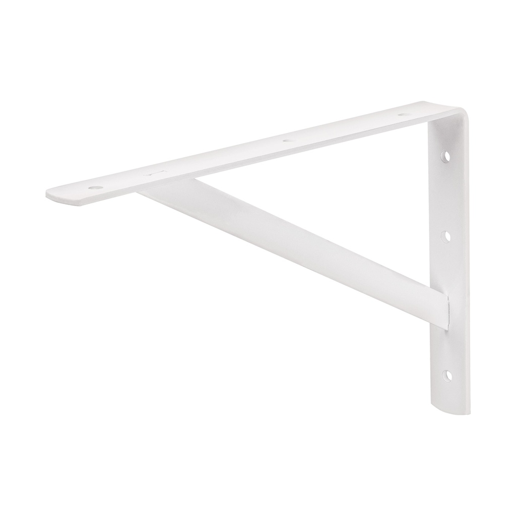 Mensula de acero reforzada blanca 8 x 12', Fiero