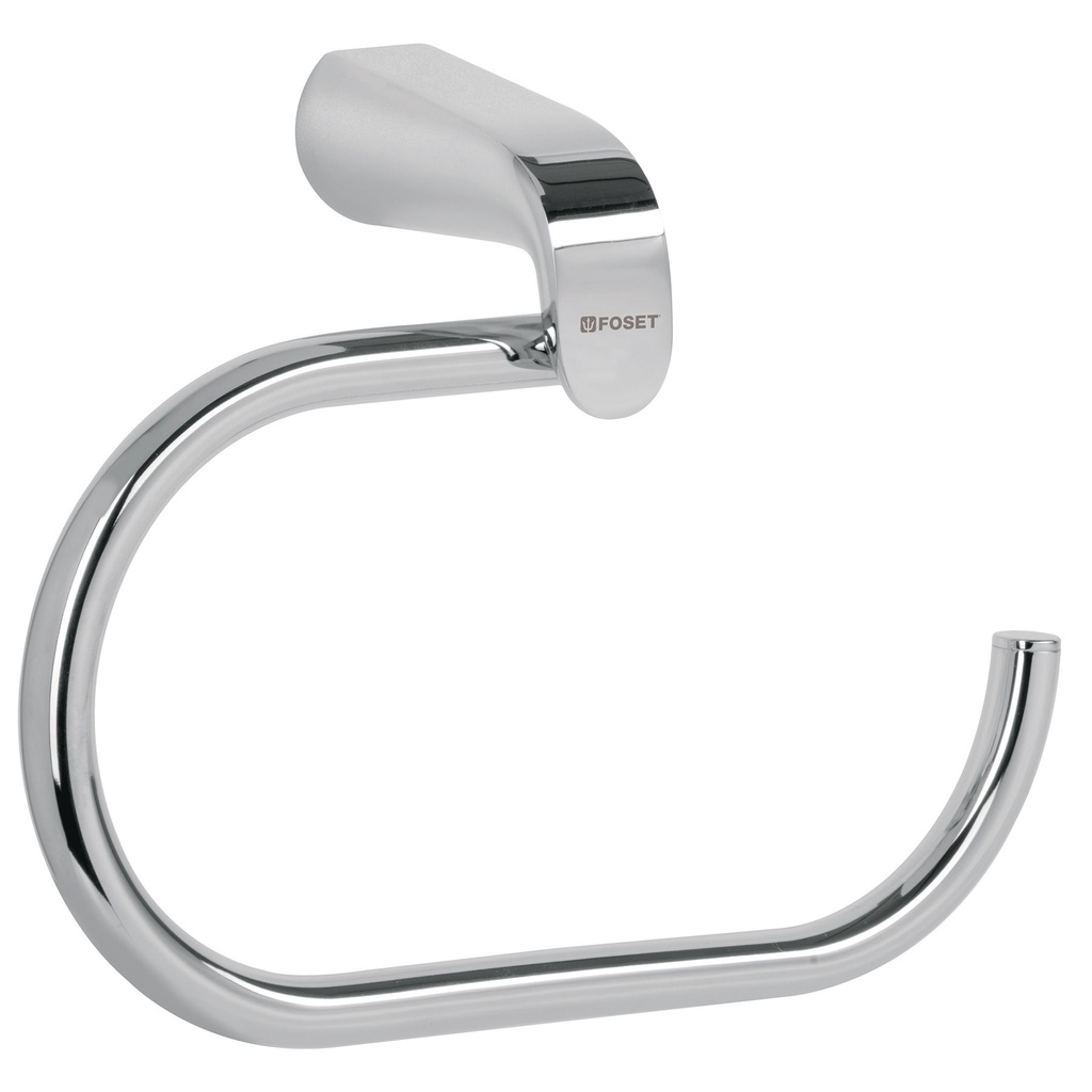 Toallero argolla de laton en acabado cromo, Foset Riviera