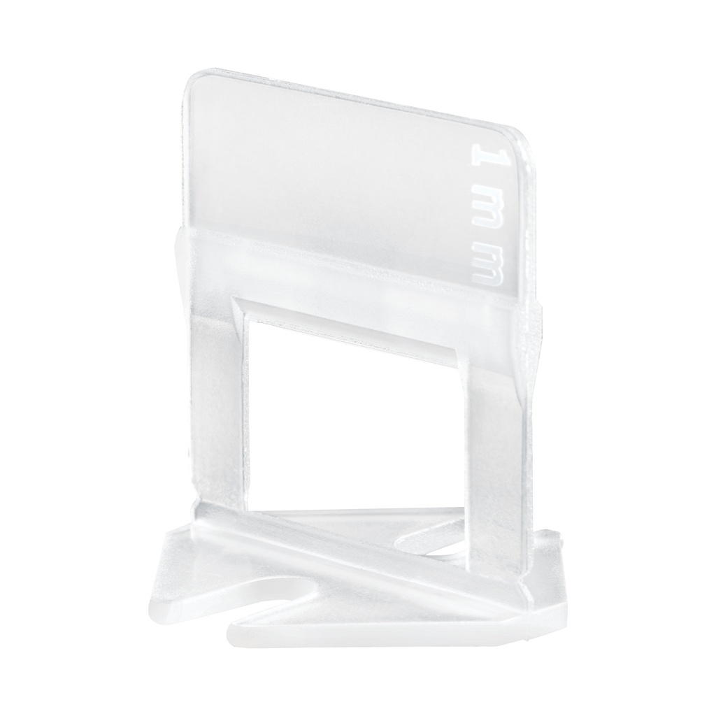 Bolsa con 100 anclas de 1 mm, para nivelacion de azulejos