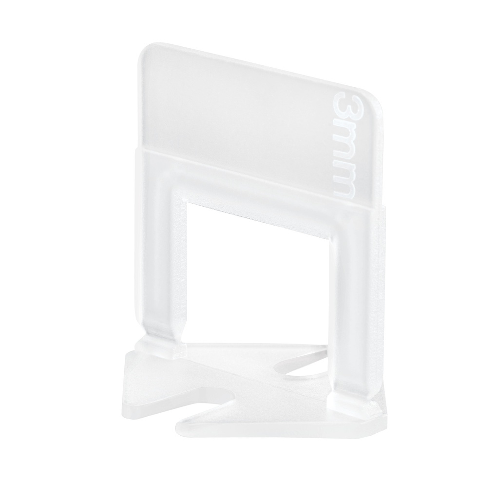 Bolsa con 100 anclas de 3 mm, para nivelacion de azulejos